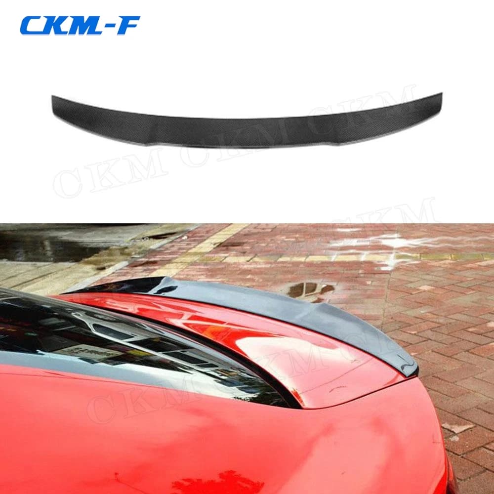 Spoiler per bagagliaio posteriore per auto in fibra di carbonio FRP Non verniciato Ali di bagagliaio nere per Audi A3 Sline S3 Berlina 4 porte V Style 2013-2018