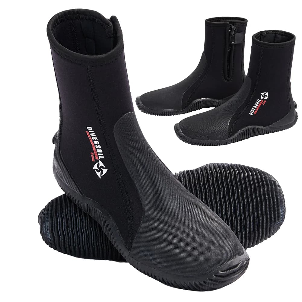 Neoprene 35-44 diving boots, Light 5mm for Swimming, Beach, Diving, Snorkeling and Surfing