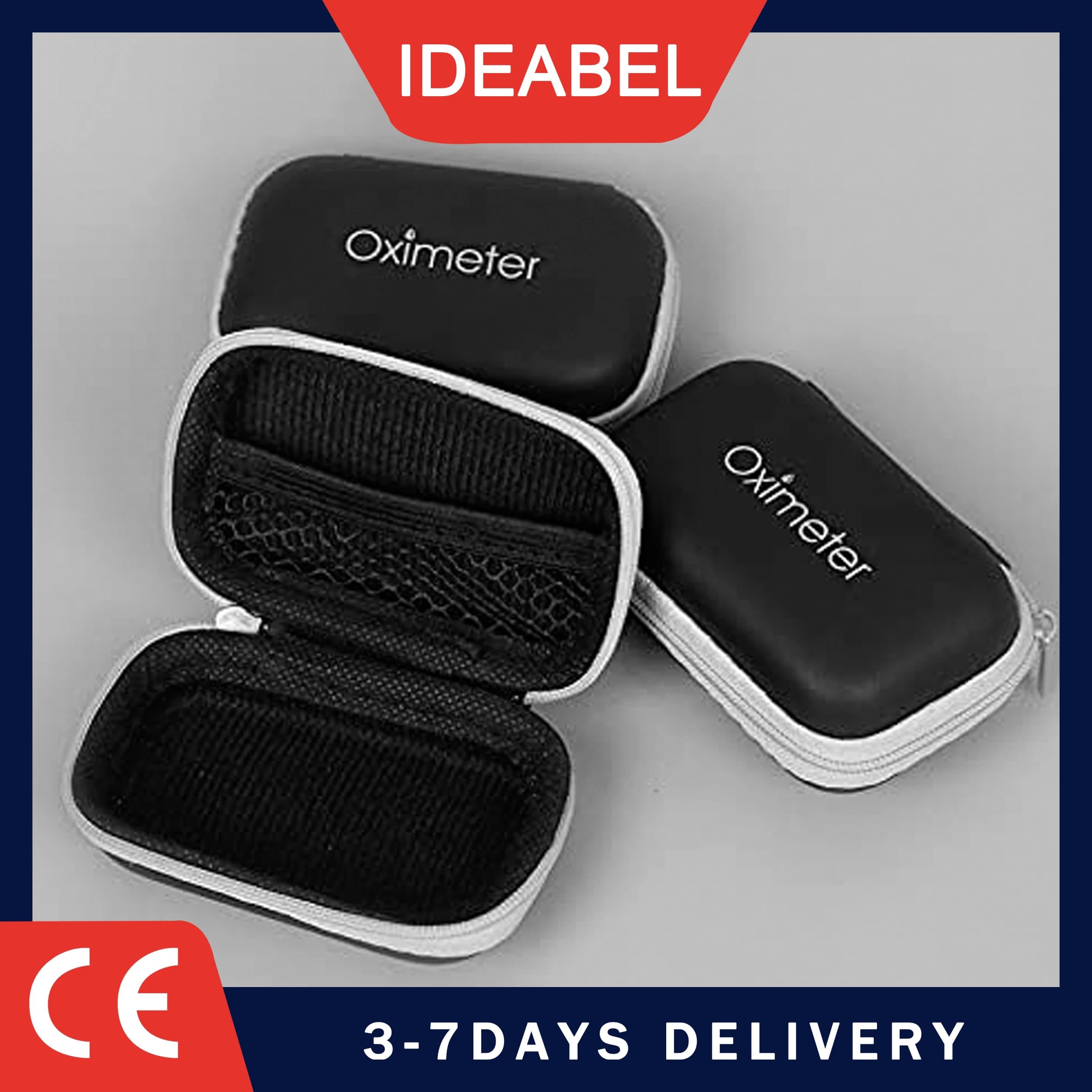 IDEABEL Oximeter Storage Box Proper Layout of Tool Bags Travel Essentials Travel Set Protective Bag Packaging Supplies Pouch