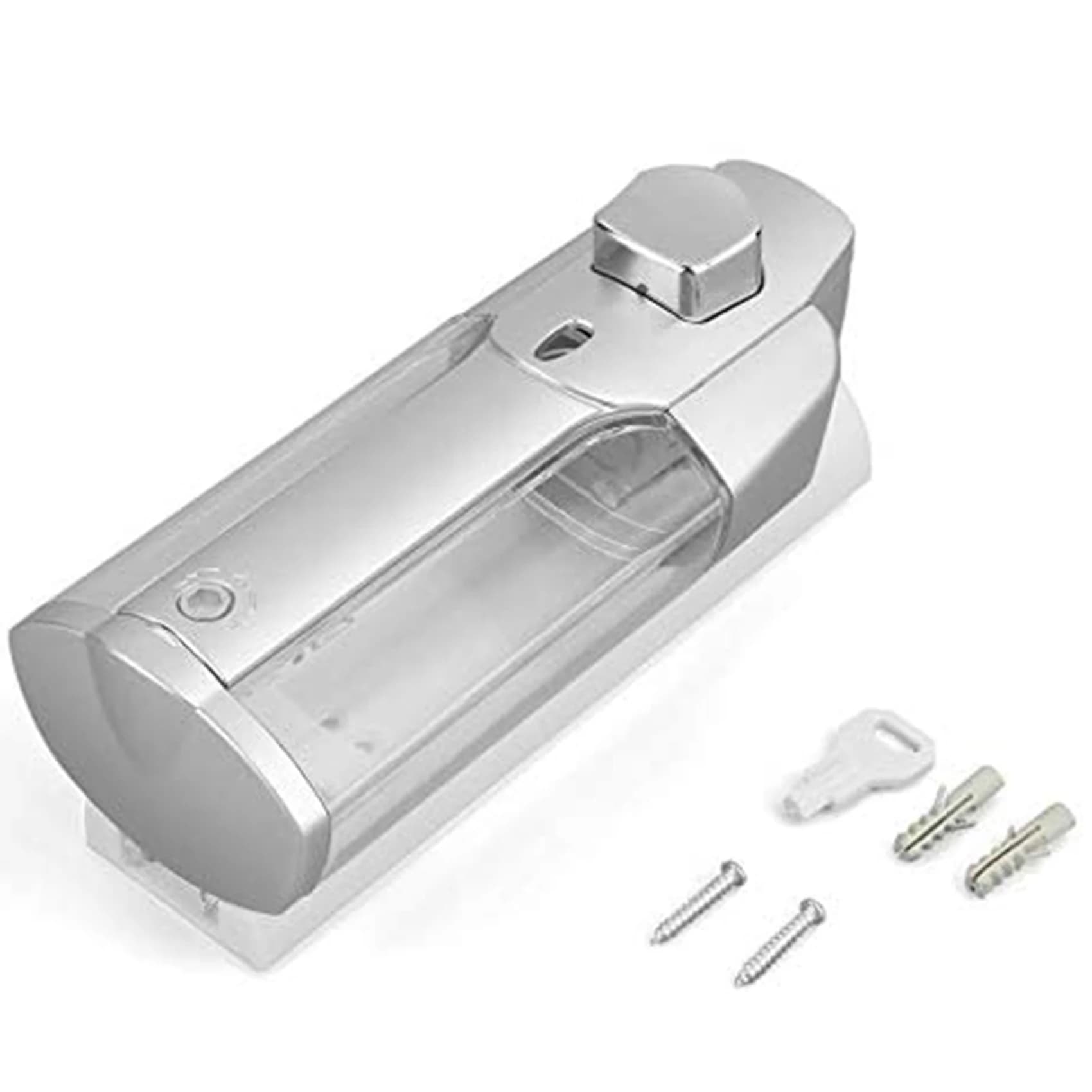AB35-4X Dispenser di sapone, Dispenser per mani a parete, Dispenser di gel per le mani manuale 350 ml, Gel doccia