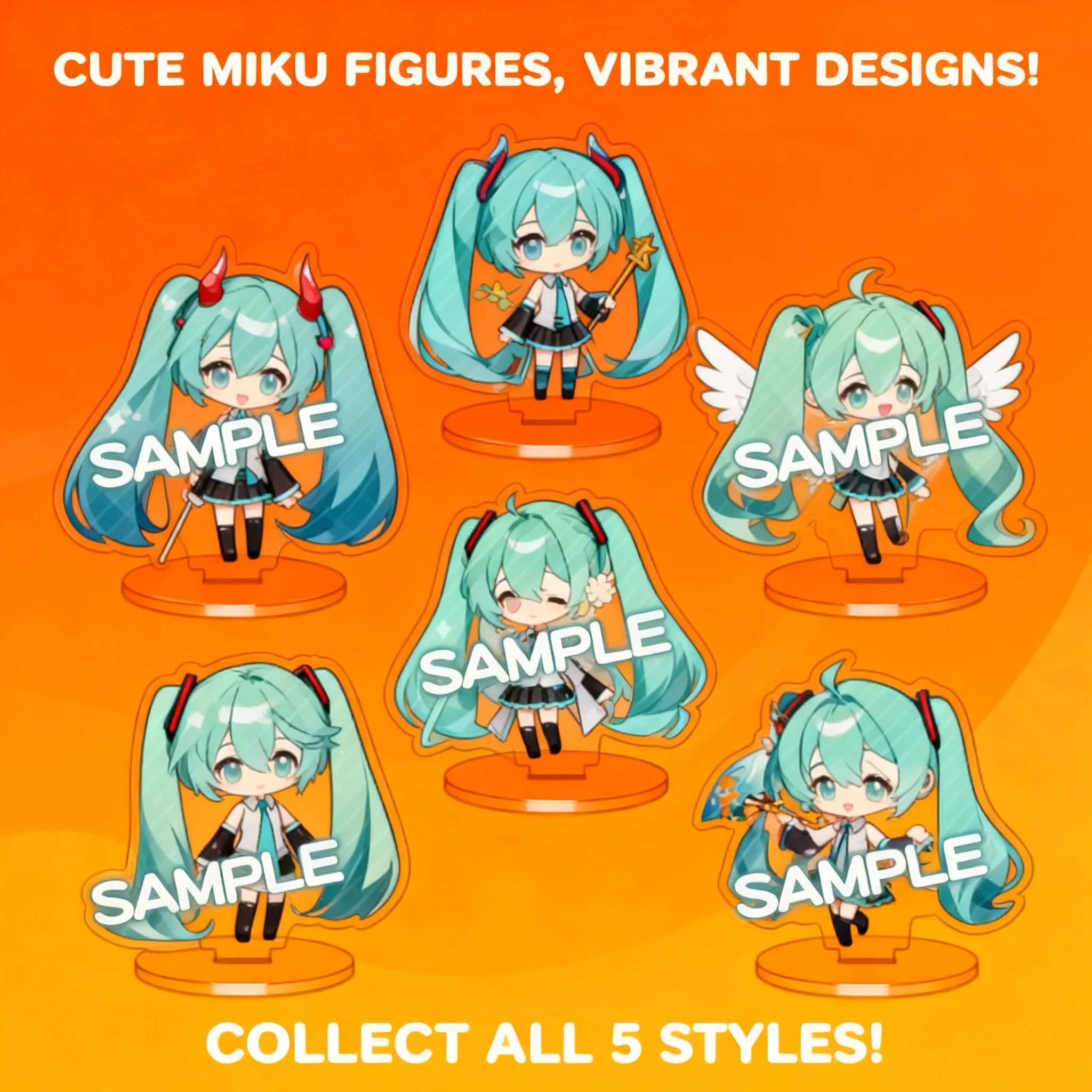 Statuetta da Scrivania di Miku Hatsune, Personaggio Anime Kanna Hanabira Enenra Shiranui, Decorazione Collezionabile per Fan