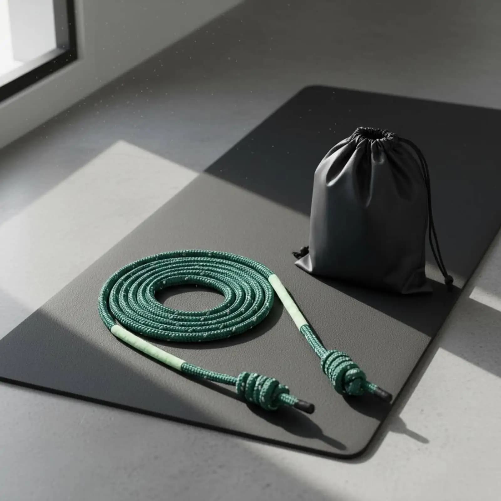 Fitness Training Rope Knotted End Rope Heavy Jump Rope Sports Rope for Arms Waist Core Exercise for Indoor Outdoor Fitness