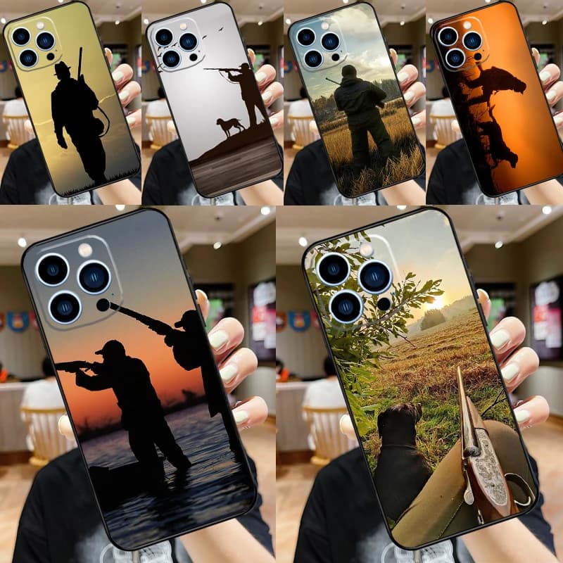 Duck Hunting Phone Case For iPhone 17 Pro Max 14 11 15 16 Pro Max 12 13 mini 16 Plus 16e 17 Air Funda