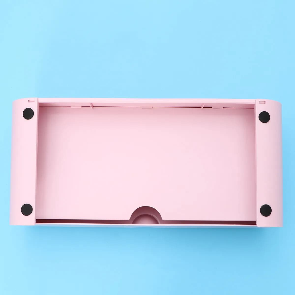 Supporto per Monitor Rosa Premium, Organizzatore da Scrivania per Casa e Ufficio, Portaoggetti per PC