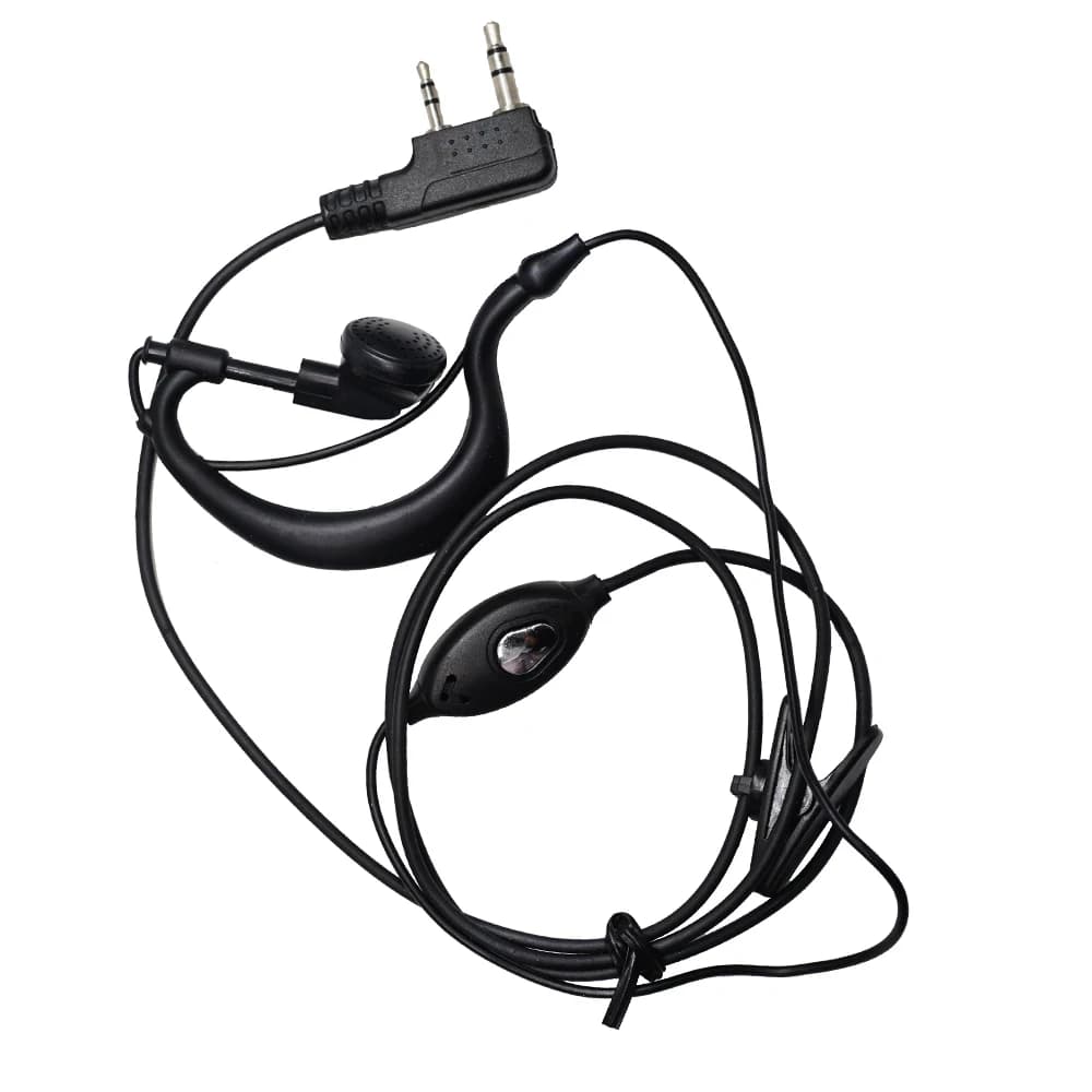 Walkie Talkie Auricolare Auricolare 2 Pin K Porta Bidirezionale Ham Radio Altoparlante Microfono Auricolare Per Baofeng BF-888S UV5R UV82 BFR5 Cuffia