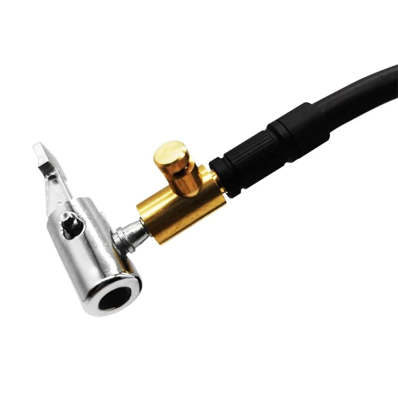 Valvola del pneumatico mandrino dell'aria connettore del gonfiatore per pneumatici per auto valvola a Clip in ottone strumenti di riparazione per pneumatici in lega per pompa gonfiabile portatile