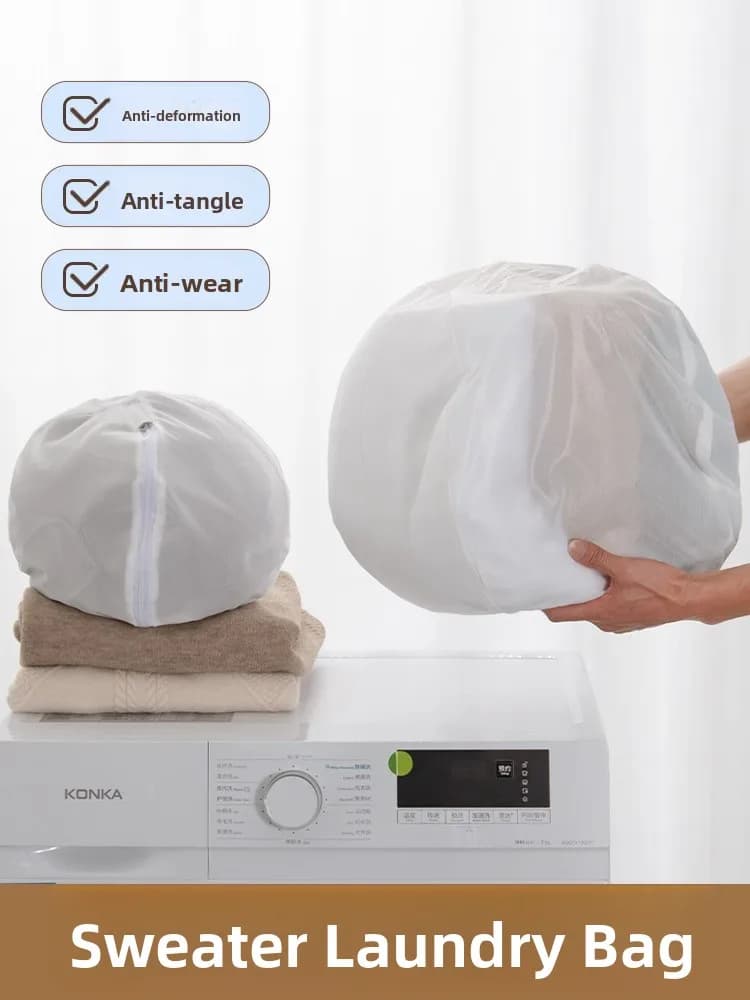 Protection bag for washing wool sweaters, anti-deformation net for washing machine and dryer