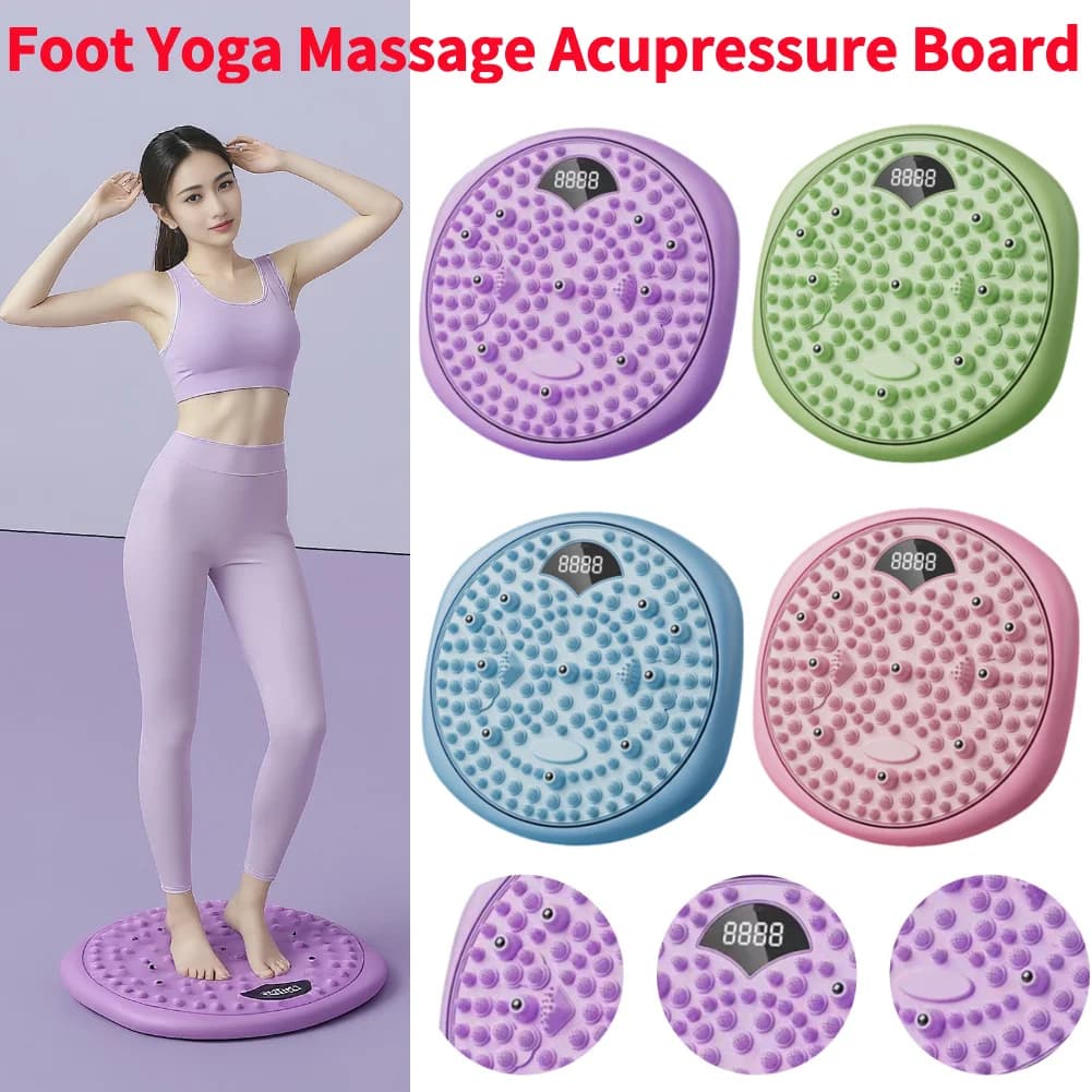 Tappetino per Massaggio Plantare a Pressione Digitale, Macchina per Equilibrio e Yoga dei Piedi, Accessori per Allenamento