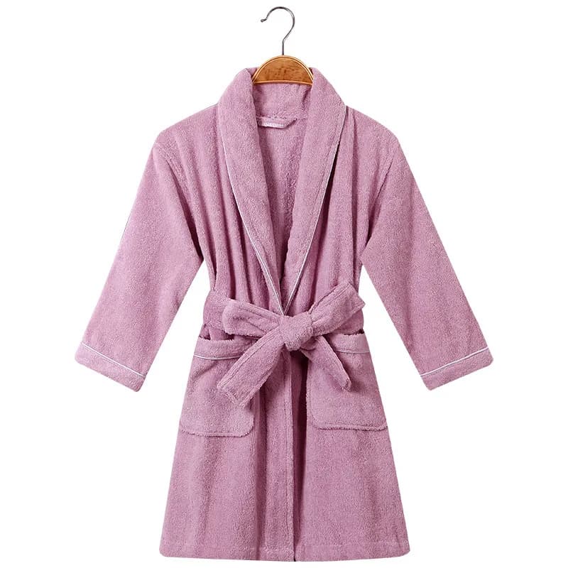 100% cotone spugna Kimono Robe per bambini New Boy Girls risvolto assorbimento d'acqua accappatoio camicia da notte carino bambini costumi da bagno