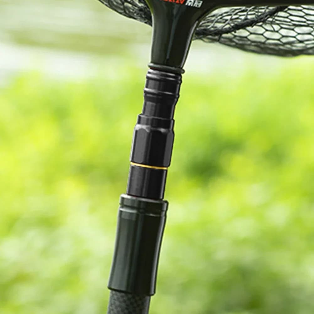 1pcs Landing Net Head Adapter Anti-rotation Screw Connector Universal Fish Net Pole Interface Fishing Accessory