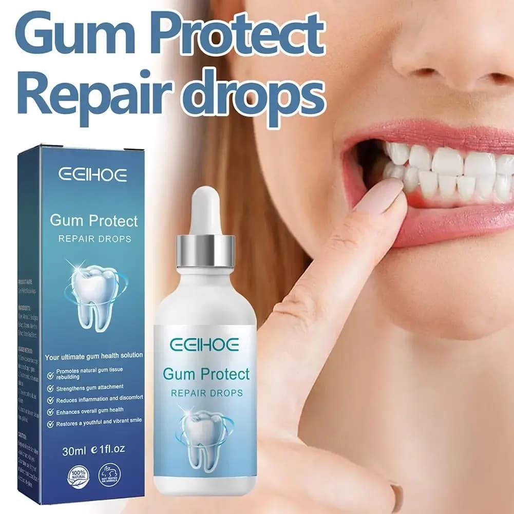 30ML Quickly Gum Repair Serum Drops Relief parodontal Protect Gum Repair Drops sbiancante dentifricio dentifricio igiene orale toya