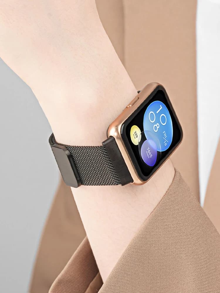 Cinturino milanese per Huawei Watch FIT Cinturino intelligente con anello magnetico Bracciale in metallo in acciaio inossidabile per Huawei Watch fit 2 Accessori