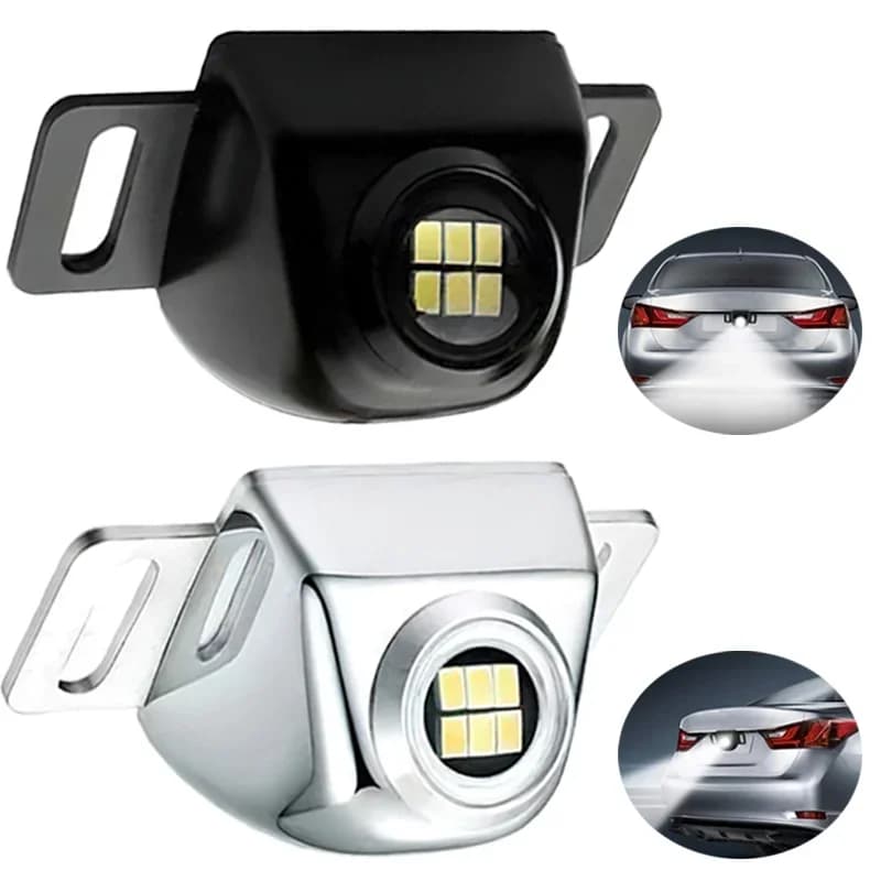Car Reversing Light High Brightness Flashing Warning Lamp Car Motorcycle Night Parking Reverse Tail LED Bulb 12/24V