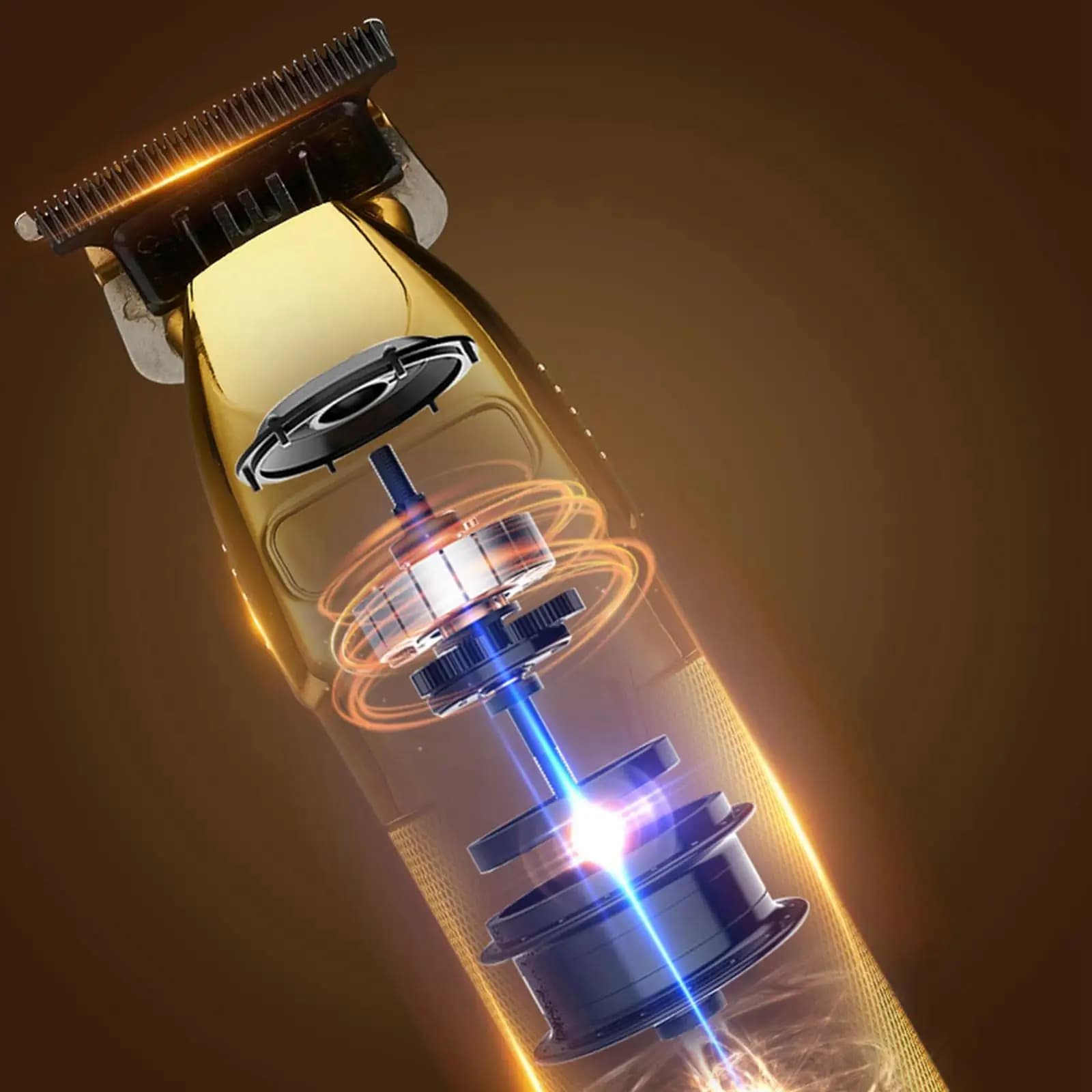 Rasoio Elettrico Professionale USB per Capelli e Barba da Uomo, per Taglio e Styling
