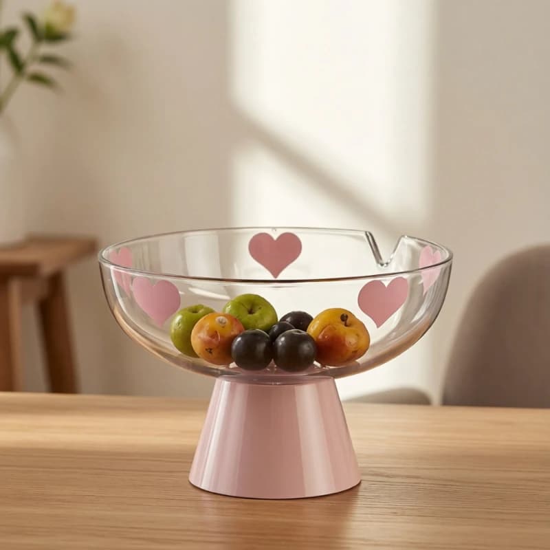 Elegante vassoio per frutta LH, portafrutta per tavolino da salotto, ornamento per la casa, cestino per frutta secca, lusso discreto di alta gamma