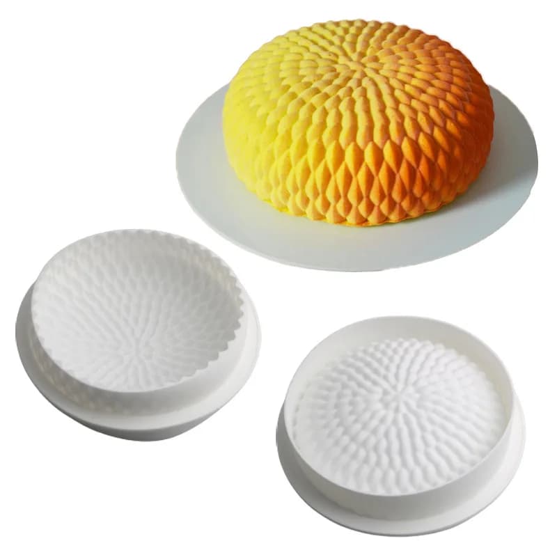 Silicone Mousse cake mold in the shape of sunflower seeds flower mold for chocolate ice cooking tool for preparing Dessert for Valentine's Days gifts