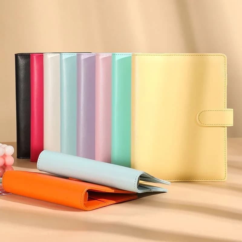 25 Pezzi Quaderno a Fogli Mobili Semplice con Mezza Lettera Stile Macaron, Blocco Note Carino Regalo per Studenti, Disponibile per DIY, Diario e Planner, Ingrosso