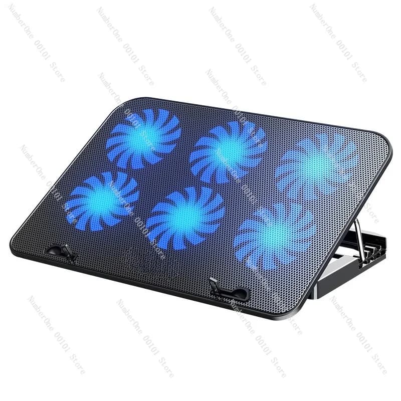 Dispositivo di raffreddamento per notebook, base di raffreddamento da 15,6 pollici per laptop, staffa di dissipazione del calore di scarico silenziosa per un raffreddamento efficiente