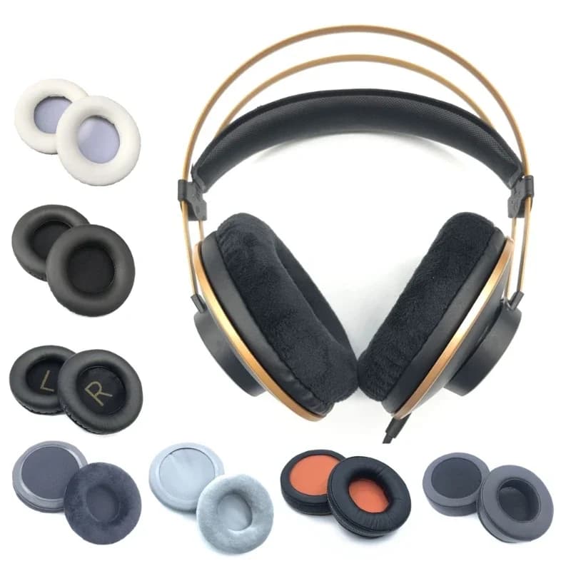 Cuscinetti auricolari in memory foam di ricambio Fodera per cuscino per AKG K52 K72 K92 K240 K242 AKGK240 AKGK52 Cuffie Cuffie Cuscinetti in velluto