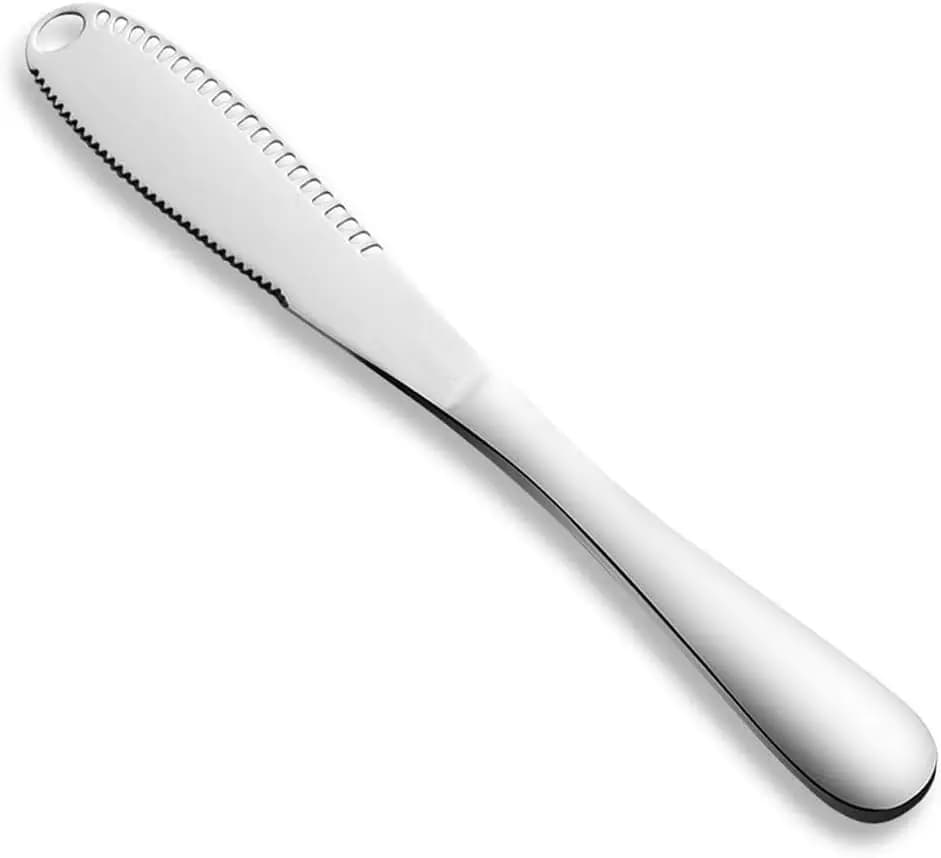 Burro knife 3 in 1, Butter blades, Stainless Steel Butter knives, Burro grater, Saw-cut kitchen tools