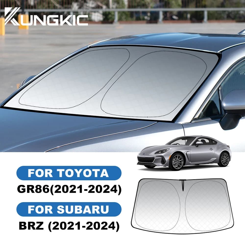 For Subaru BRZ ZD8 Toyota ZN8 GR86 2021 2022 2023 2024 2025 LHD RHD Auto Estate Parasol UV Windscreen Visiera Windscreen Pad