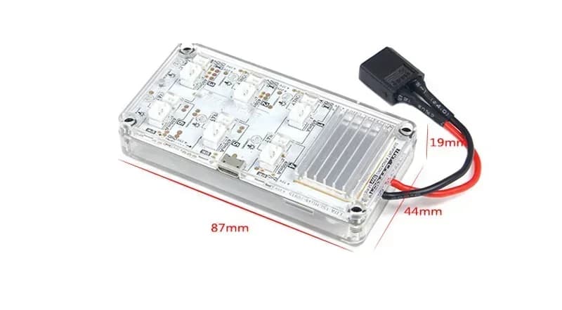 6in1 6WAY 500mA 4.2V/4.35V lipo liHV PH1.25 2.0 Caricabatteria Kingkong Tiny 7 6X 8 Caricatore 1S USB XT60 Scheda di ricarica Porta Hub