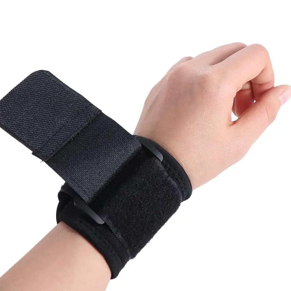 Breathable Adjustable Soft Wristband Compression Adjustable Gym Sports Wristband Safety Soft Wrist Support Brace Outdoor Sports