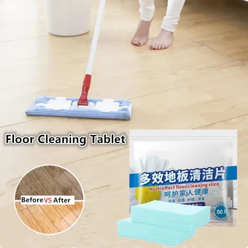 50Pcs Multifunctional Fragrance Furniture Household Floor Cleaning Tablet Quickly Dissolve Bathroom Kitchen Deodorization Toilet