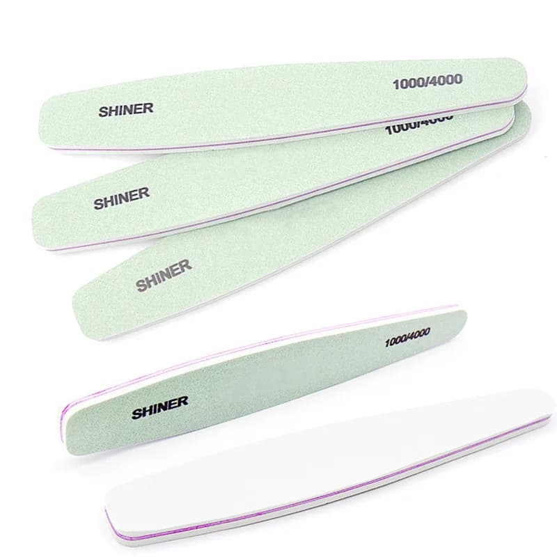 10/20/30 Pcs Nail Buffer Lime Grana 1000/4000 Doppio Lato Spugna Unghie Artistiche Levigatura Smalto Uv Gel Brillante Strumenti Lucidatore Manicure