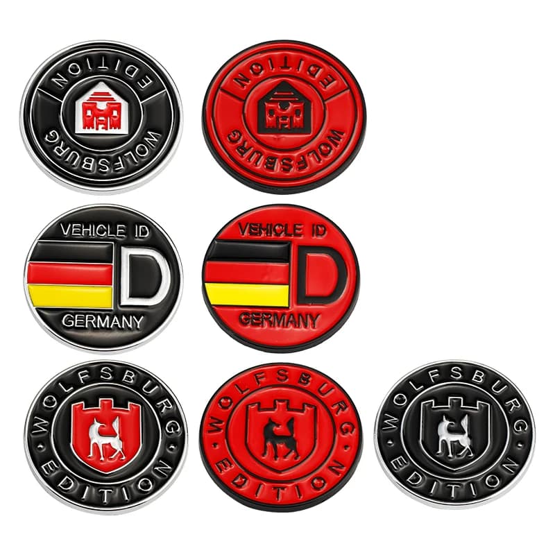 Car 3D Metal Sticker Emblem Germany WOLFSBURG EDITION Badge Decals Car Tail Trunk Side Body Decoration Stickers Auto Accessories