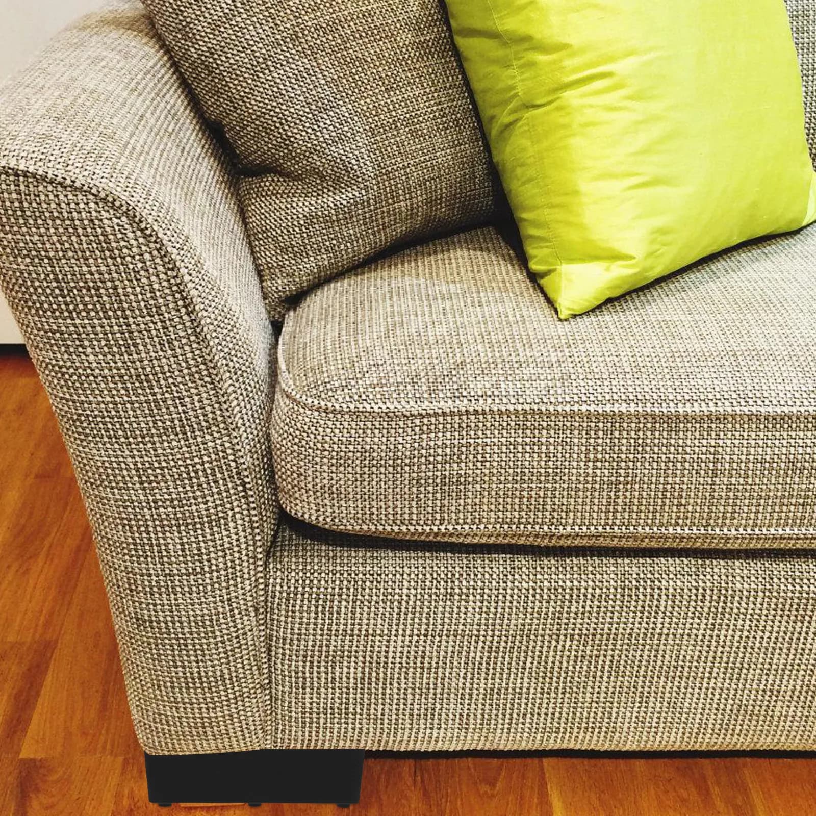 Set di 4 Rialzi in Plastica per Mobili, Stabili e Resistenti, per Letto, Divano, Sedia, Aumento Spazio, Protezione Pavimento