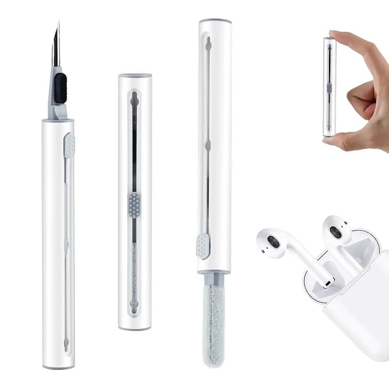 Portable Dual Head Bluetooth Earphone Cleaning Pen Cleaning Tools For Airpods Pro 4 3 2 1 Huawei Headphone Case Clean Pen Tool