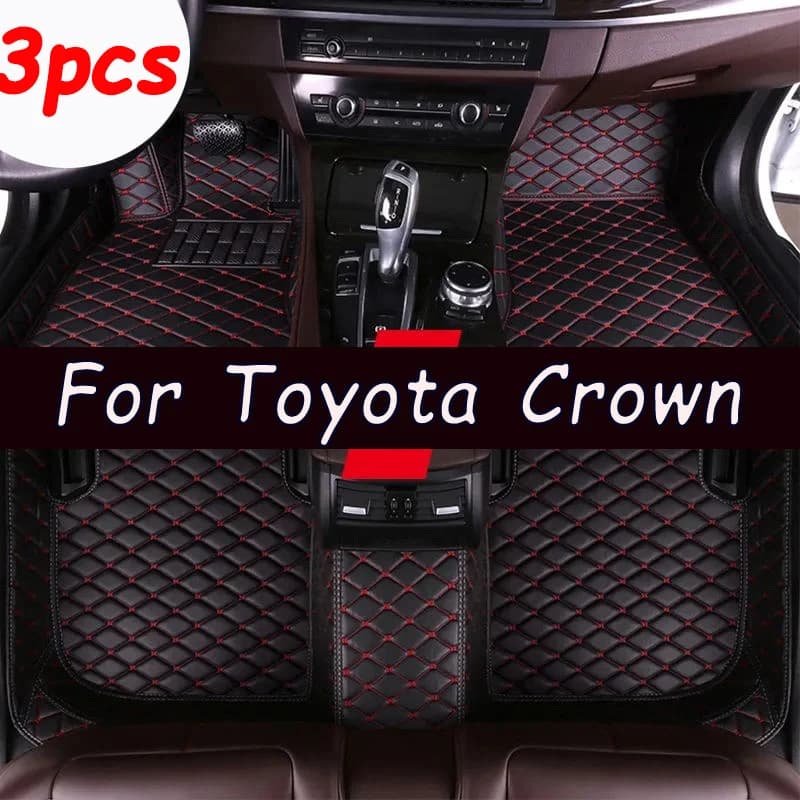 Tappetini per Auto per Toyota Crown S210 2012 ~ 2018 tappeto tappetino in pelle di lusso tappeto Auto durevole Anti Dirt Pad accessori per Auto