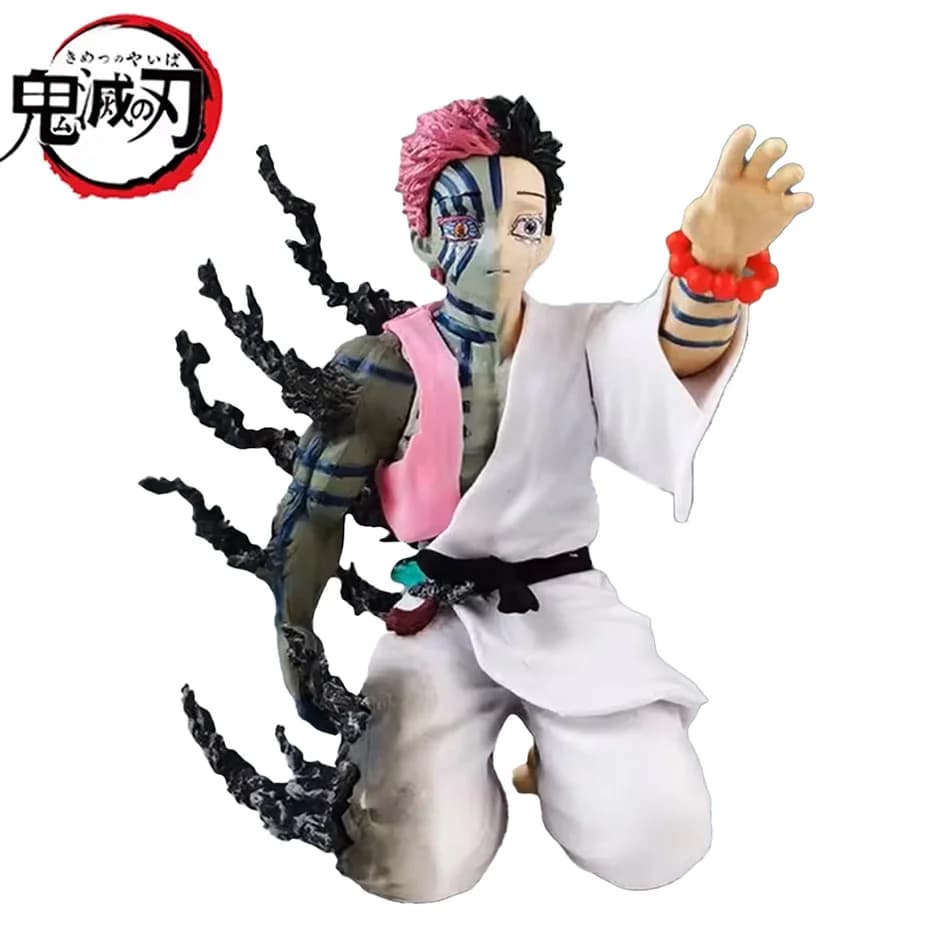 Nuova Action Figure Demon Slayer Akaza Hakuji da 13cm, Modellino Anime in PVC, Decorazione da Scrivania, Giocattolo da Collezione