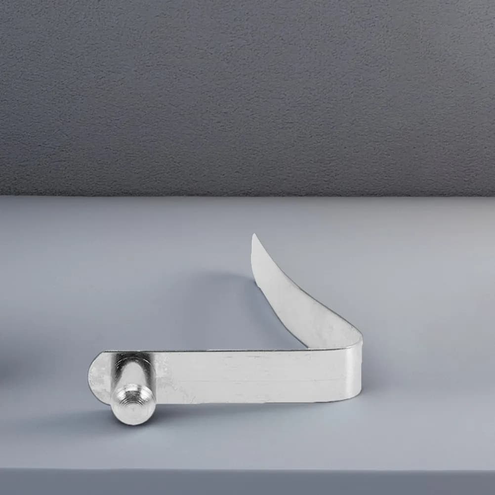 12 Pezzi Clip a Molla per Pali da Tenda, Perni a Tubo con Blocco a Pulsante a V, Piccoli Clip a Scatto per Pagaie da Kayak, Ombrelli, Riparazione Ponteggi, Fai da Te
