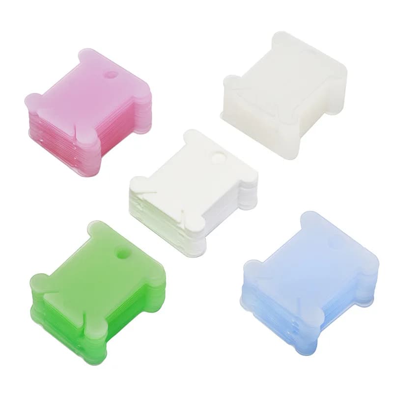 Plastic Embroidery Floss Bobbins Craft Thread Supplies Organizer Storage Holder for Cross Stitch Sewing Needle Craft