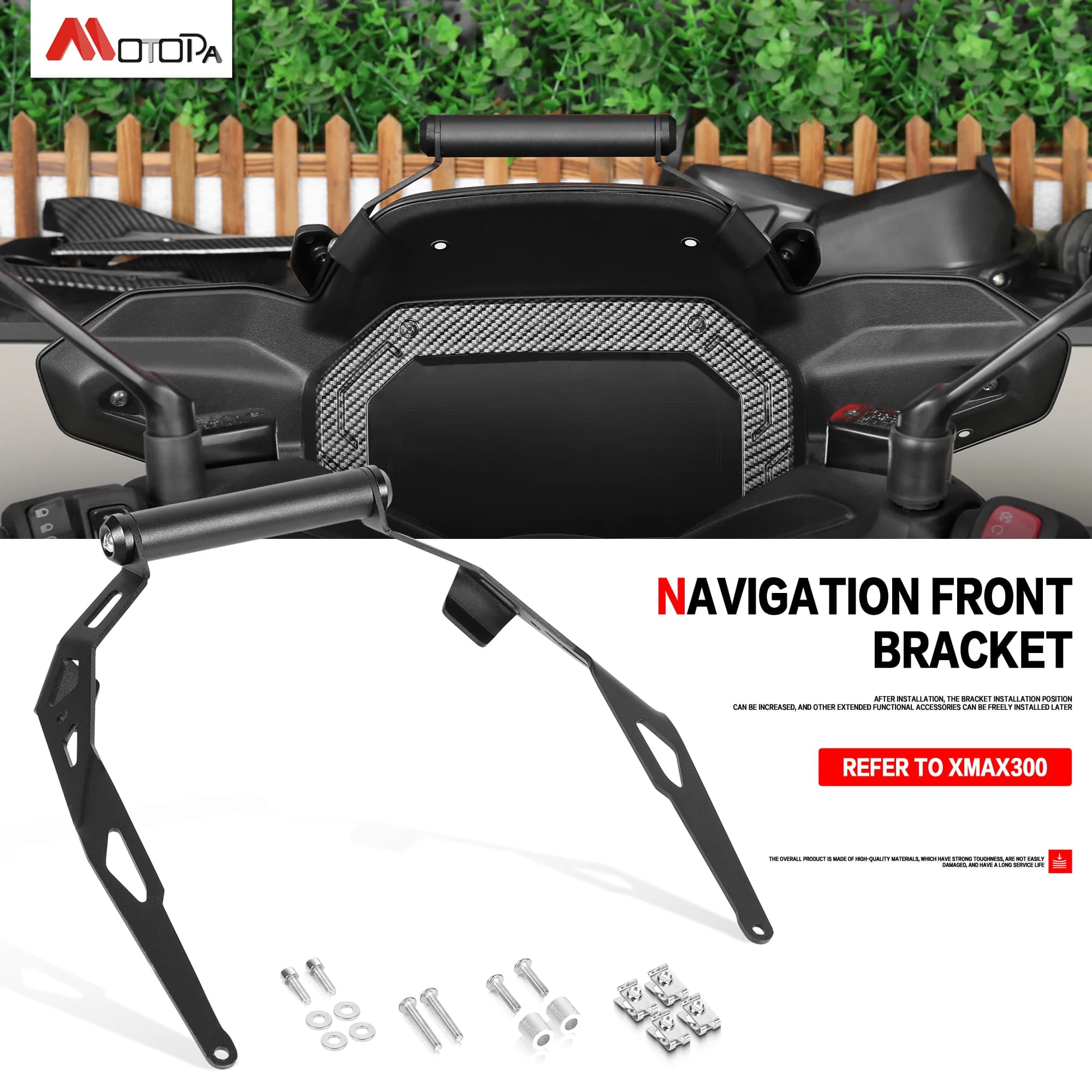 Per XMAX300 XMAX 300 2025 Accessori Moto Staffa di Navigazione GPS Supporto Del Telefono Mobile Del Basamento 22mm per XMAX 300
