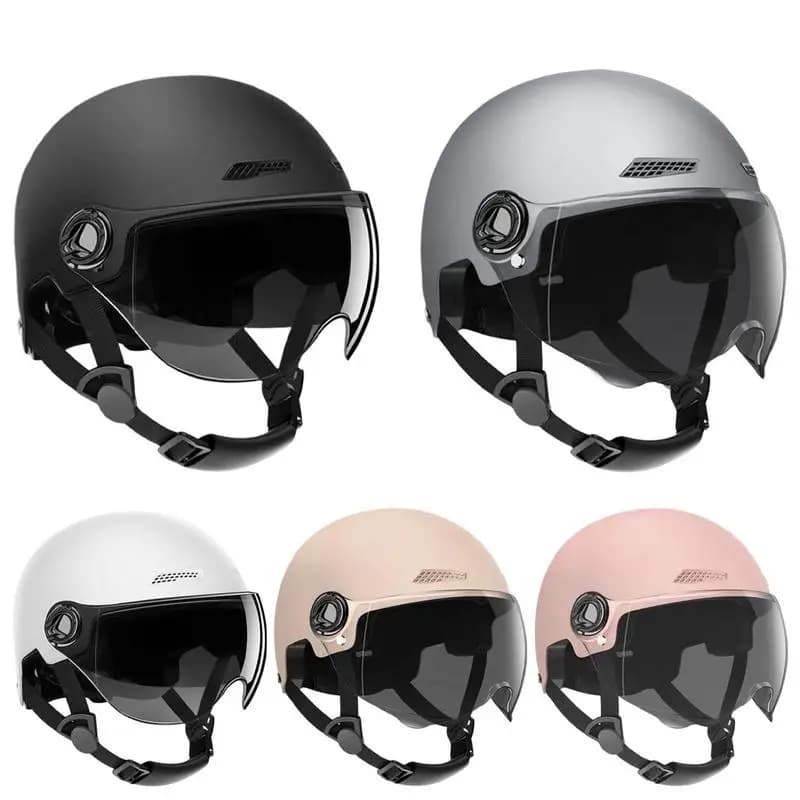 Casco da motociclista Caschi da bicicletta stile jet per uomo Donna Casco da moto per scooter per adulti Teschio Cappello a testa intera Accessori per caschi