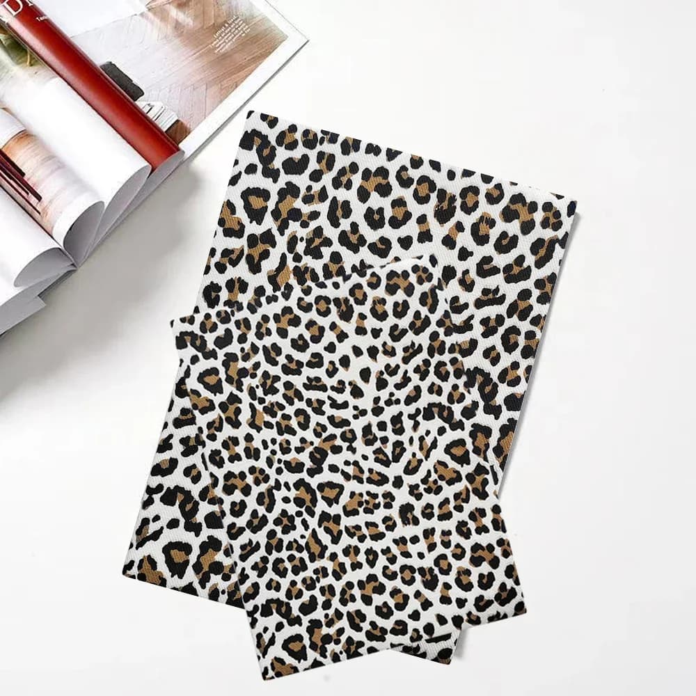 Fromthenon A5 A6 Copertina per notebook a fogli mobili Planner Diario Modello leopardato Copertina Protezione Ufficio Studenti Forniture di cancelleria