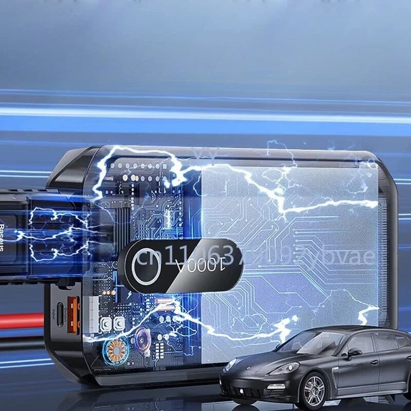 Avviatore di Emergenza per Auto ad Alta Potenza, Avviatore Batteria Auto con Corrente di Picco Super Energizzante