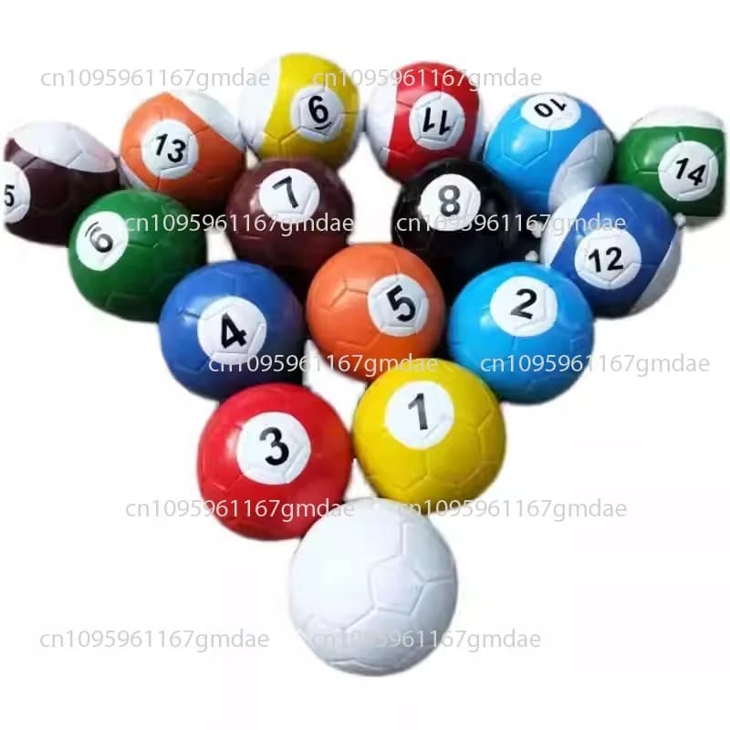 Pezzi di Snookball Gigante 2 # 3 # 4 # 5 # Pallone da Snookball/Snooker da 16 Pollici, Gigante, per Calcio Balilla, Biliardo, Pool, Calcio, Gioco Sportivo, Giocattolo