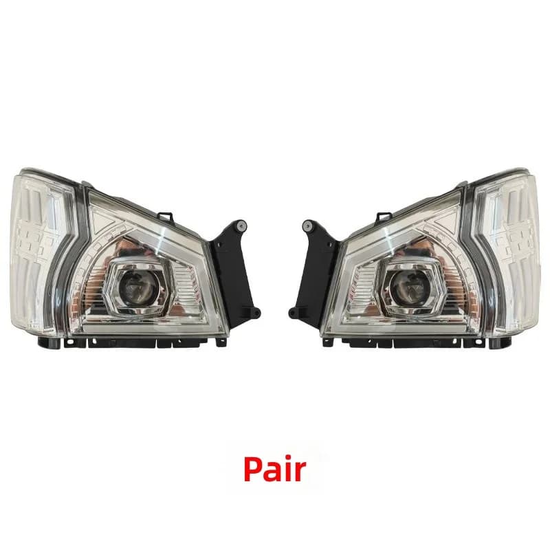 OEM Quality 12V Modified LED Headlight For Isuzu 600P NKR NLR Pickup Truck Front Headlamp Assembly With Projector Lens New
