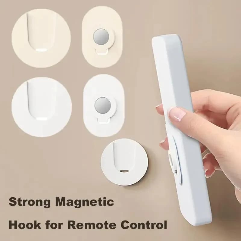 1/2set Socket Holder, Socket Block, Hook, Wall Mounted Storage, Hanging Buckle, Router, No Drilling, Magnetic Suction Hook