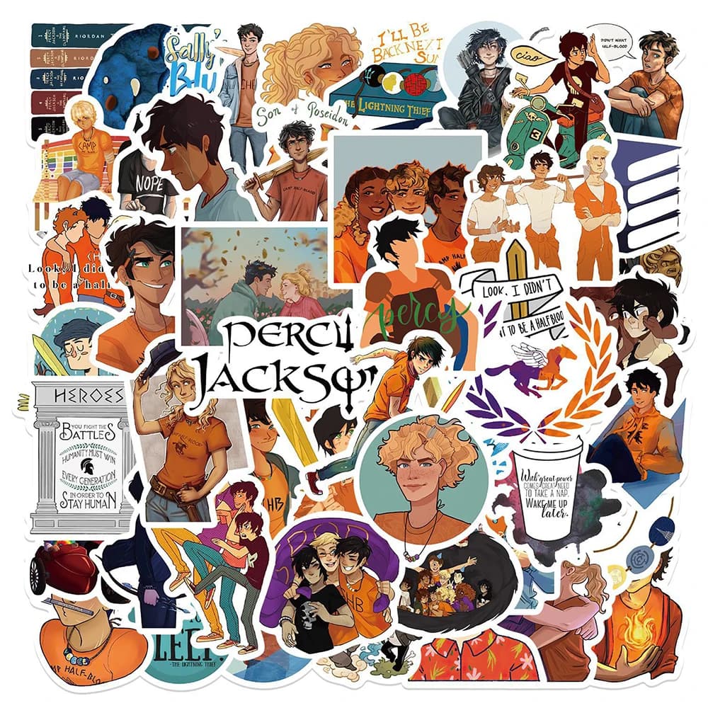 10/30/50PCS Cool Movie Percy Jackson Cartoon Adesivi Decorazione FAI DA TE Valigia Notebook Telefono Cancelleria Adesivo Per Auto Decalcomanie Regalo