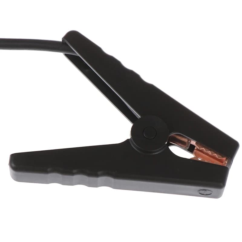 1 pz. Cavo di avviamento con morsetti per batteria auto, avviatore di emergenza, previene la carica inversa, accessori auto