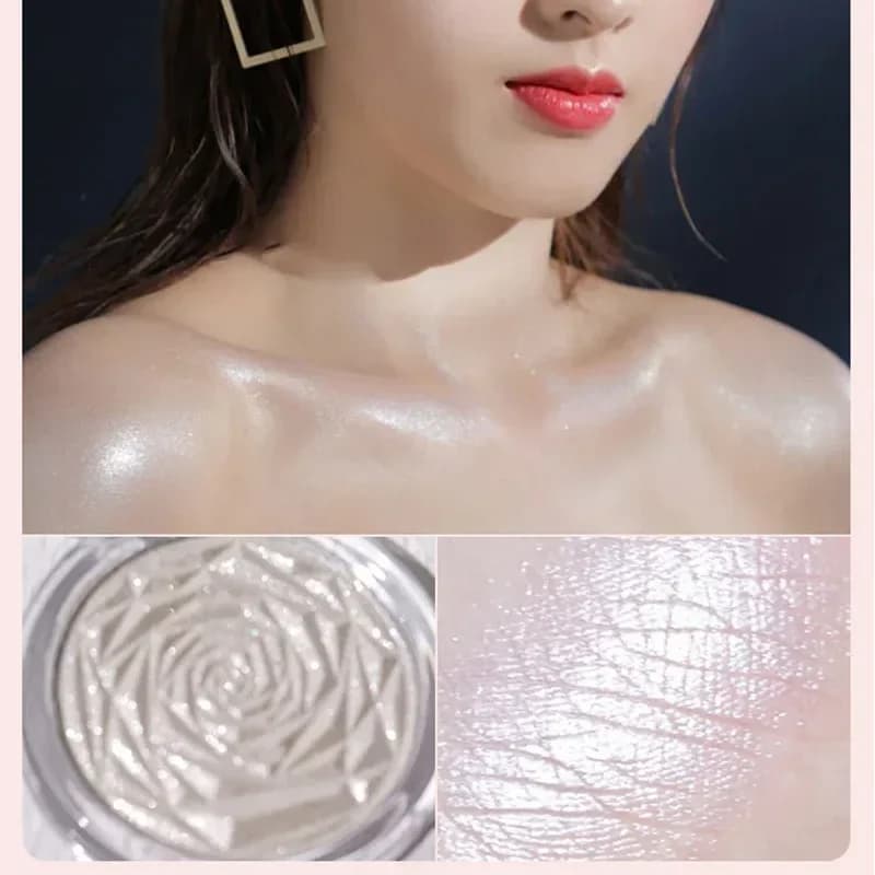 6 colori evidenziatore polvere diamante Glitter tavolozza trucco contorno viso luccicante illuminatore zenzero evidenziare cosmetici nuovo