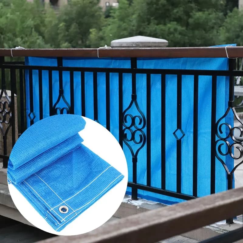 HDPE Anti-UV Blu Tenda da sole Rete da campeggio esterna Tenda da giardino Pergole Reti ombreggiante Balcone Copertura per riparo per piante grasse in vaso