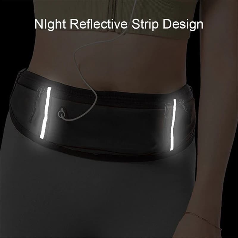 Professional Running Waist Bag, Sports Waist Bag, Cellular Phone Case, Hidden Waist for Men and Women, Gym Sports Bag, Running Waist Bag