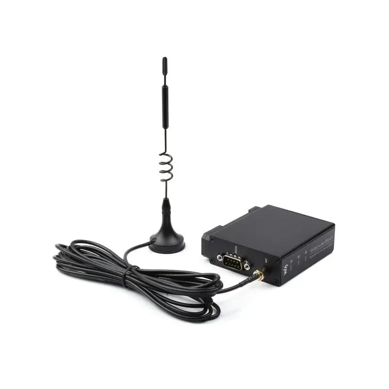 LoRa SX1262 data transfer unit with guide mounting, RS232/RS485/RS422 at LoRa, suitable for sub-GHz band
