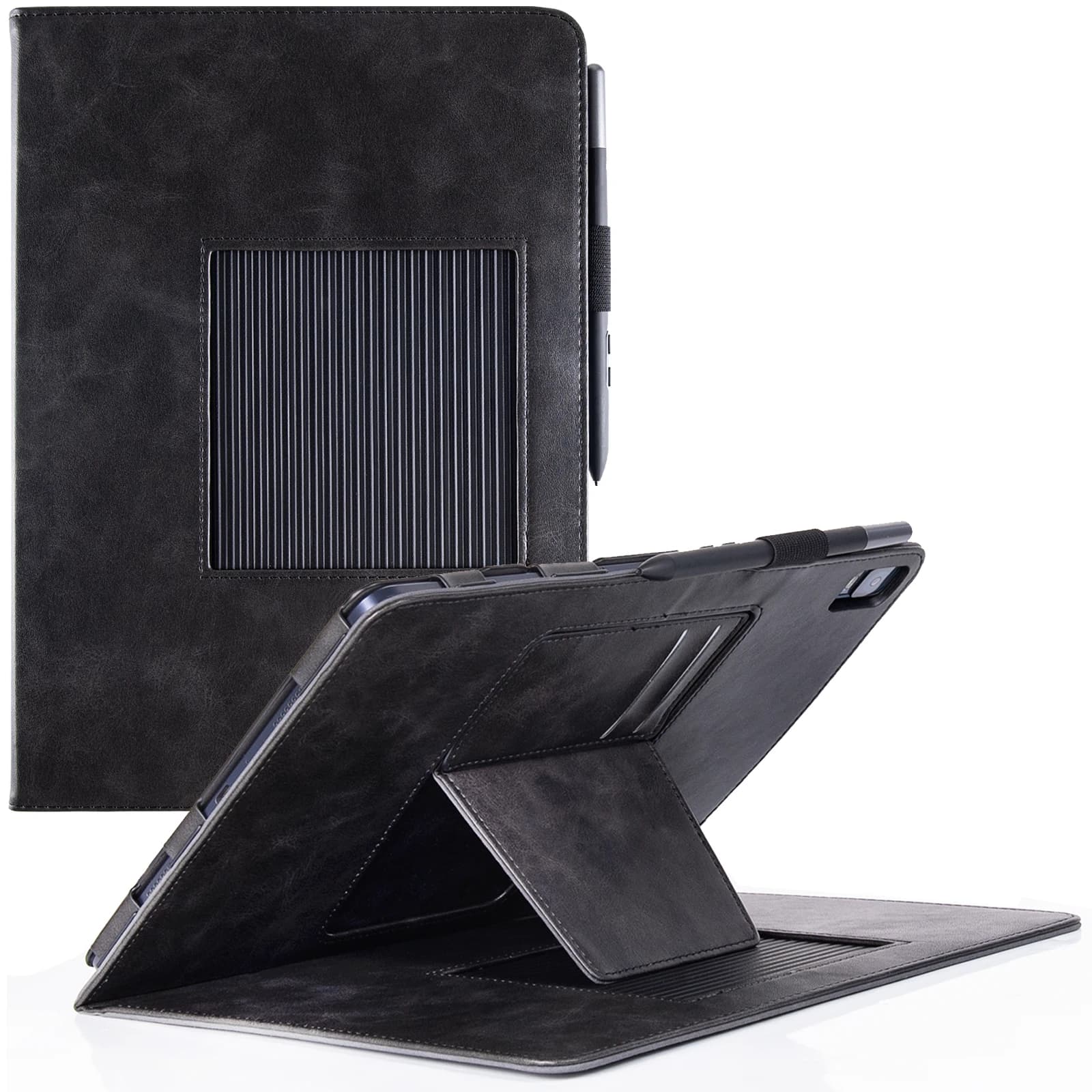 XPPen Magic Drawing Pad 12.2 inch | tablet holder with automatic shutdown/reactivation | Premium PU case with pen ring